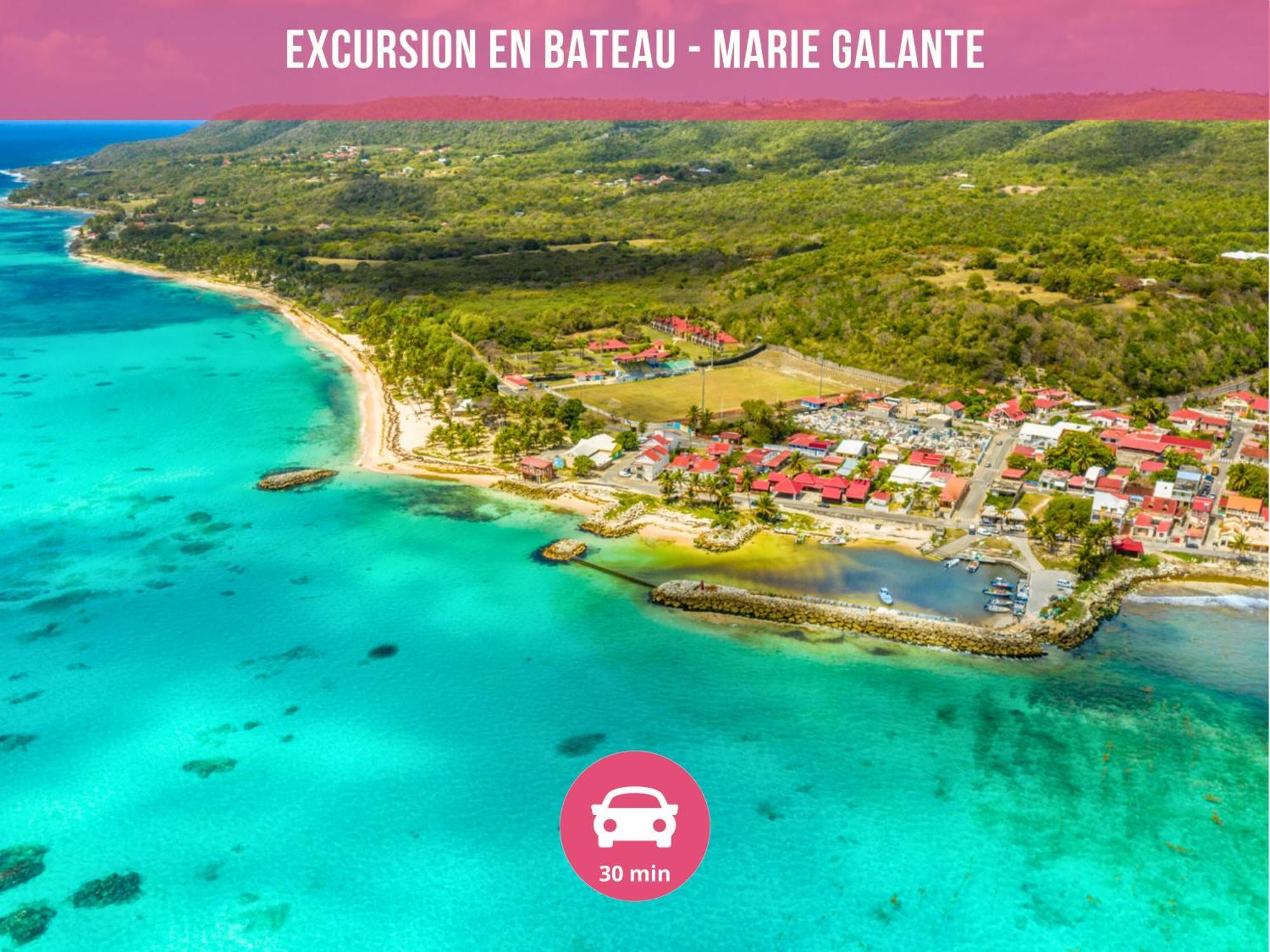 Le Sable Bleu - Evasion Tropicale A Sainte-Anne - Plage 5Min - Piscine - Parking - Logement Climatise - Vue Sur Les Palmiers - Parfait Pour Sejours En Famille Ou Entre Amis Luaran gambar